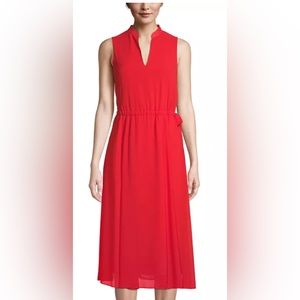 Anne Klein | Drawstring Midi Dress